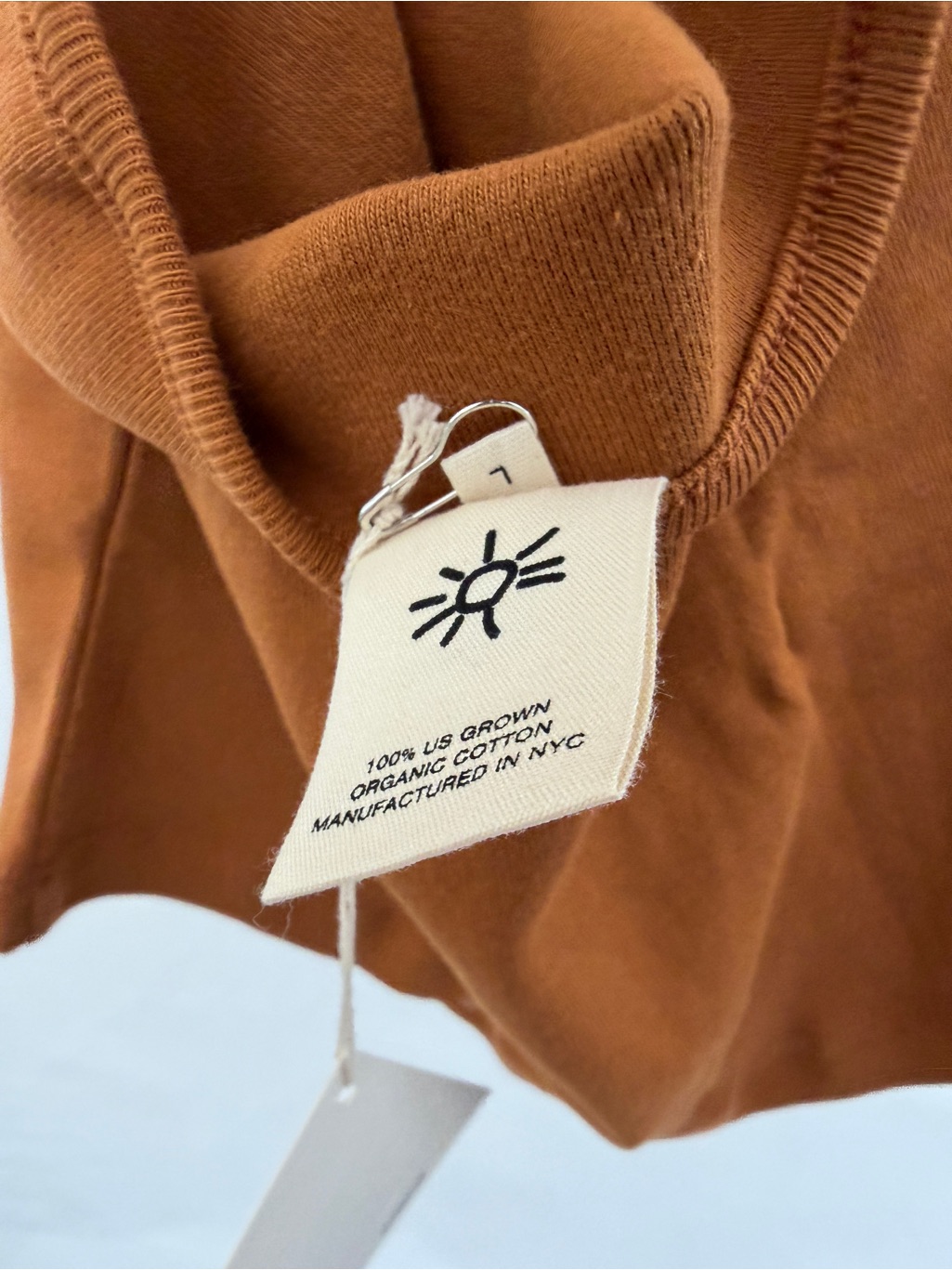 Nu Swim (Nwt) Organic Cotton Pomelo Halter Tank In Miso L — image 4 of 6
